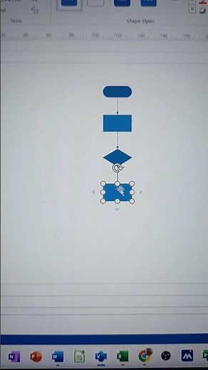 Quick flowchart in Microsoft Visio ‪@ITsEasyTraining1st‬