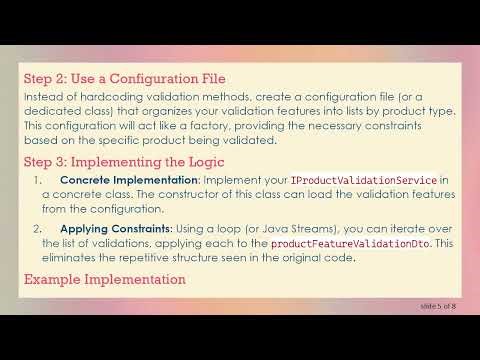 Streamlining Method Validation in Java 8: A Structured Approach