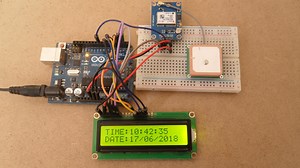 Arduino GPS real time clock with NEO-6M module