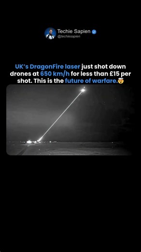 UK’s DragonFire Laser Just Shot Down Drones at 650 km/h for £15 Per Shot!