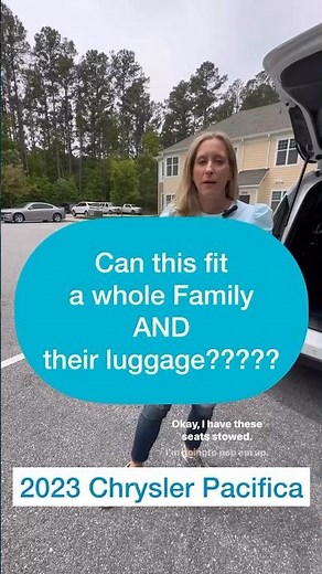The 2023 Chrysler Pacifica fits all of your passengers and their luggage for your next road trip🧳🧳