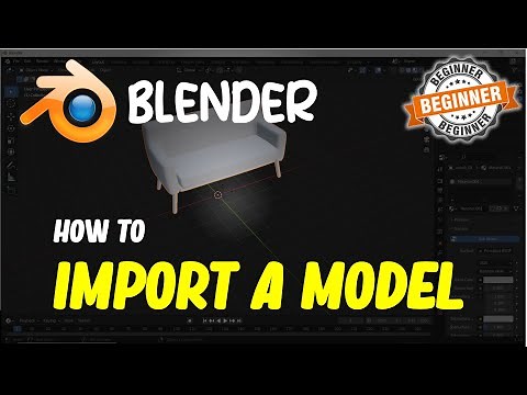 Blender How To Import A Model