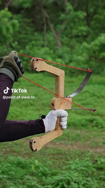 Arrow With Bamboo With Saw Bow Slingshot #archery | archery