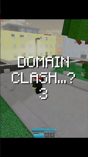 DOMAIN CLASH in JUJUTSU SHENANIGANS... 3 #roblox #jjk #jujutsukaisen #anime #shorts #memes