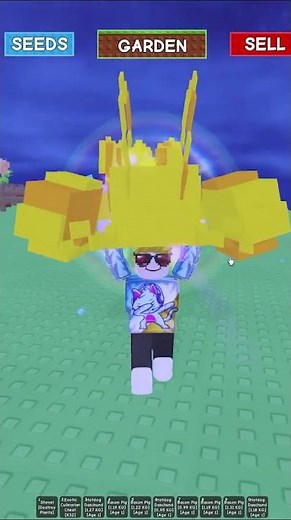 When you finally get Lucky in Grow a Garden...