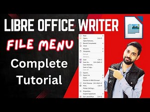 How to Use LibreOffice File Menu Like a Pro | Full Step-by-Step Guide 💯 #LibreOffice #FileMenu