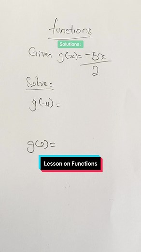 How to do functions | functions, relations and graphs #csec #gsce #math #mathtutor #tutorial