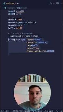 How to record microphone input in Python with PyAudio