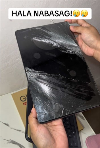 Nabasag na Tablet at Tempered Glass!