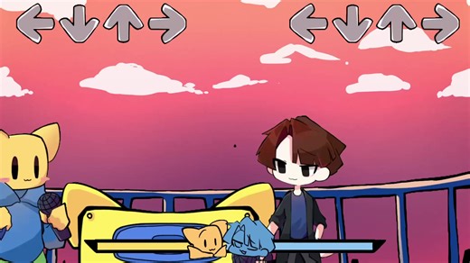 FNF Pico Parody Music Video on Roblox - Remake with Noob and Bacon Characters