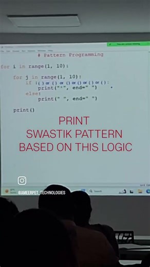 Print Swastik Pattern in Python