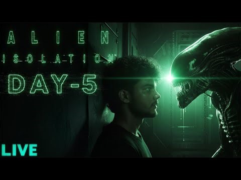 Alien: Isolation LIVE🔴– DAY-4 | Can We Survive the Xenomorph? #horror