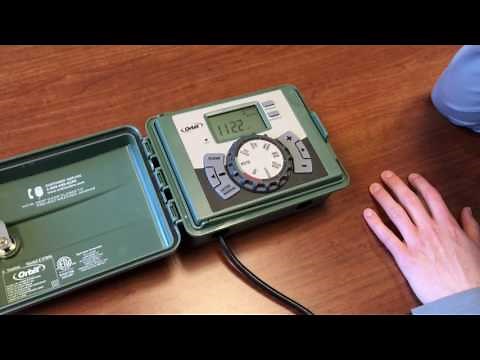 Manual Running on Orbit Sprinkler Timer