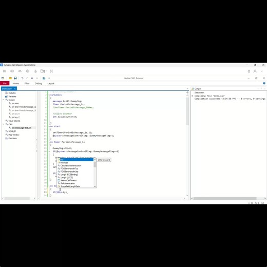 CAPL Tutor on Instagram: "📌 Day 11/30 - Topic 7 (Part 2): Let's write a CAPL script to "How to use 'on message' function of CAPL scripting" #CAPL #CANoe #Testing #AutomativeValidation #Vector #HILtesting #SystemTesting"