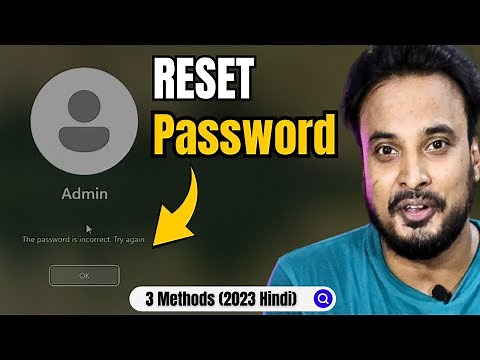 How to RESET Forgotten Password in Windows 10/11 (2023) | 3 Methods