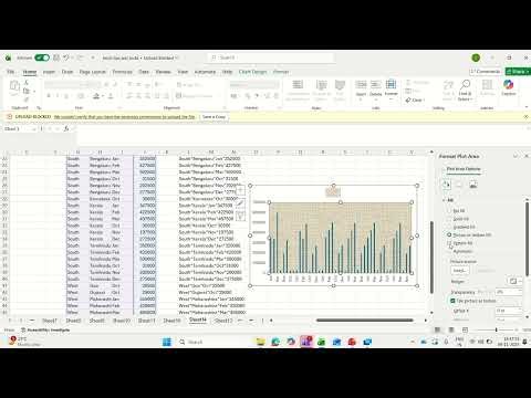 how to format plot area in chart #ict #excel #computereducation #freeeducation #tips_and_tricks