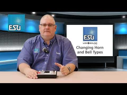 ESU Decoder Programming Basics - Changing Horn and Bell
