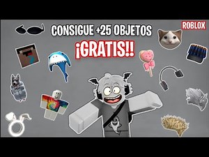 CONSIGUE 25 OBJETOS TOTALMENTE GRATIS EN ROBLOX 🤯