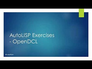 AutoLISP - OpenDCL, Tutorial 01
