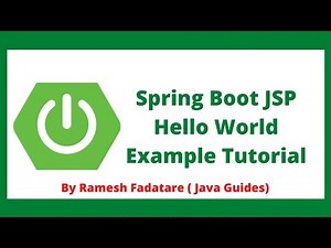 Spring Boot MVC Example with JSP