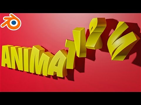 Kreative Text Animation | Blender Tutorial Deutsch