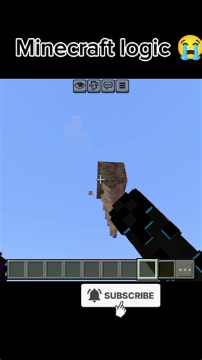 Minecraft logic 😭#minecraft #shots #minecraftbuild #viral #populer