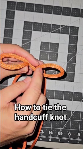 How to tie the handcuff knot