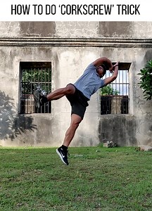 36K views · 117 reactions | Teaching you how to do my FAVORITE trick, the 'Corkscrew'!!  I learned this only by watching tutorials before, so can you!  | Coach Pol Parkour | Facebook
