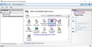 Install and Configure FTP Server on Windows Server 2019 | ComputingForGeeks