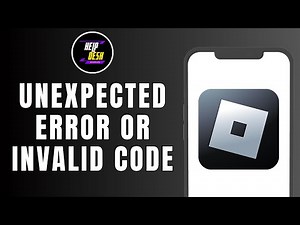 How to Fix Unexpected Error or Invalid Code When Redeeming Roblox gift card