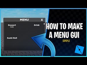 How to Make a Menu GUI | Roblox Studio | Roblox