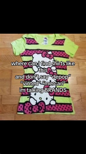 EDIT: i KNOW i can find these stuff on those sites but i want to know WHAT brands to search for. they don’t have to be in business stop getting mad at me #scene #emo #alt #fyp #scenegirl