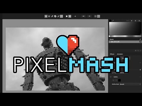 PixelMash -- A New Pixel Art Software From Nevercenter