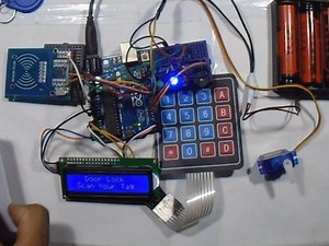 RFID and Keypad Based Door Lock Using Arduino