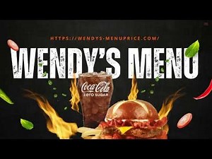 Wendy’s 2025 Menu Revealed 🍔 | Full Price List, New Items & Best Deals!