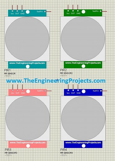 PIR Sensor Library for Proteus - The Engineering Projects