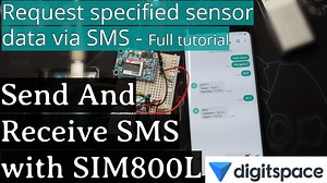 Send/Receive SMS using SIM800L with Arduino   DHT11/MLX90614 [DigitSpace.com]