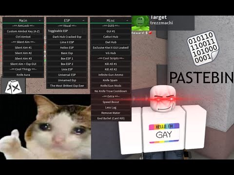 Roblox Kat OP Admin GUI Script (pastebin) 2021 Aimebot, Kill all, ESP, God mode, OP Gun