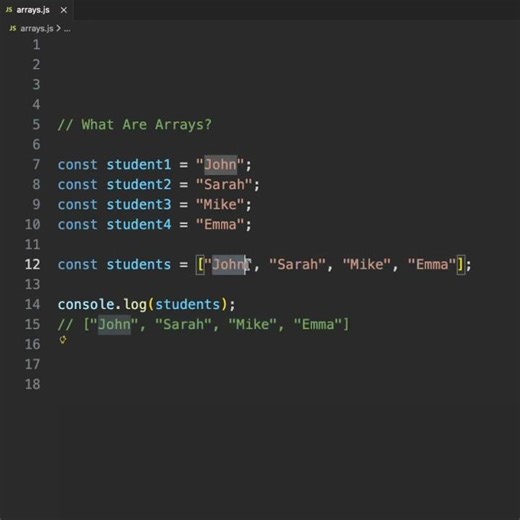 What are arrays? #javascript #coding #programming