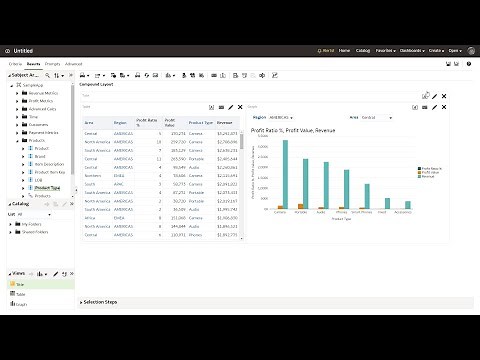 Create Your First Analysis in Oracle Analytics