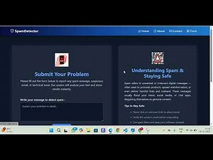 MY SECOND PROJECT Spam Detection System using Flask | Machine Learning Project