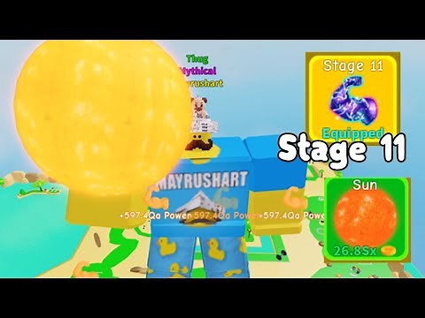 Bought Stage 11 After 24 hours In Lifting Simulator Roblox! Got New Sun Weight