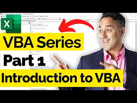 An Introduction to VBA for Excel