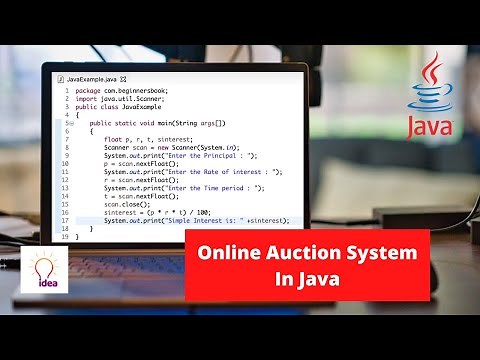 Online Auction System In Java | Java Project