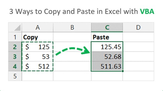 3 Ways to Copy and Paste Cells with VBA Macros in Excel