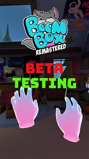 BoomBox on Instagram: "Beta Test our VR Rhythm Game and get a FREE copy at launch!!! Boombox Remastered is coming to Meta Quest 2, Quest 3/3S and SteamVR for Christmas!!! #vr #betatest #freegame #steamvr #metaquest"