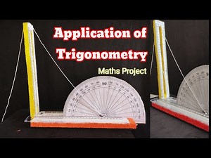 Working model of maths for class 10/Application of trigonometry/Pythagoras Theorem/Maths Project