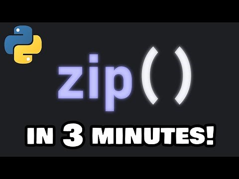 Learn Python zip() in 3 minutes! 🤐