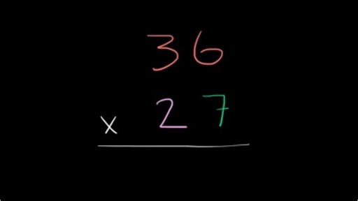 Multiplying 2-digit numbers