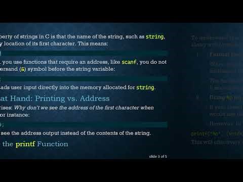 Understanding Why a String in C Does Not Return Its Memory Location